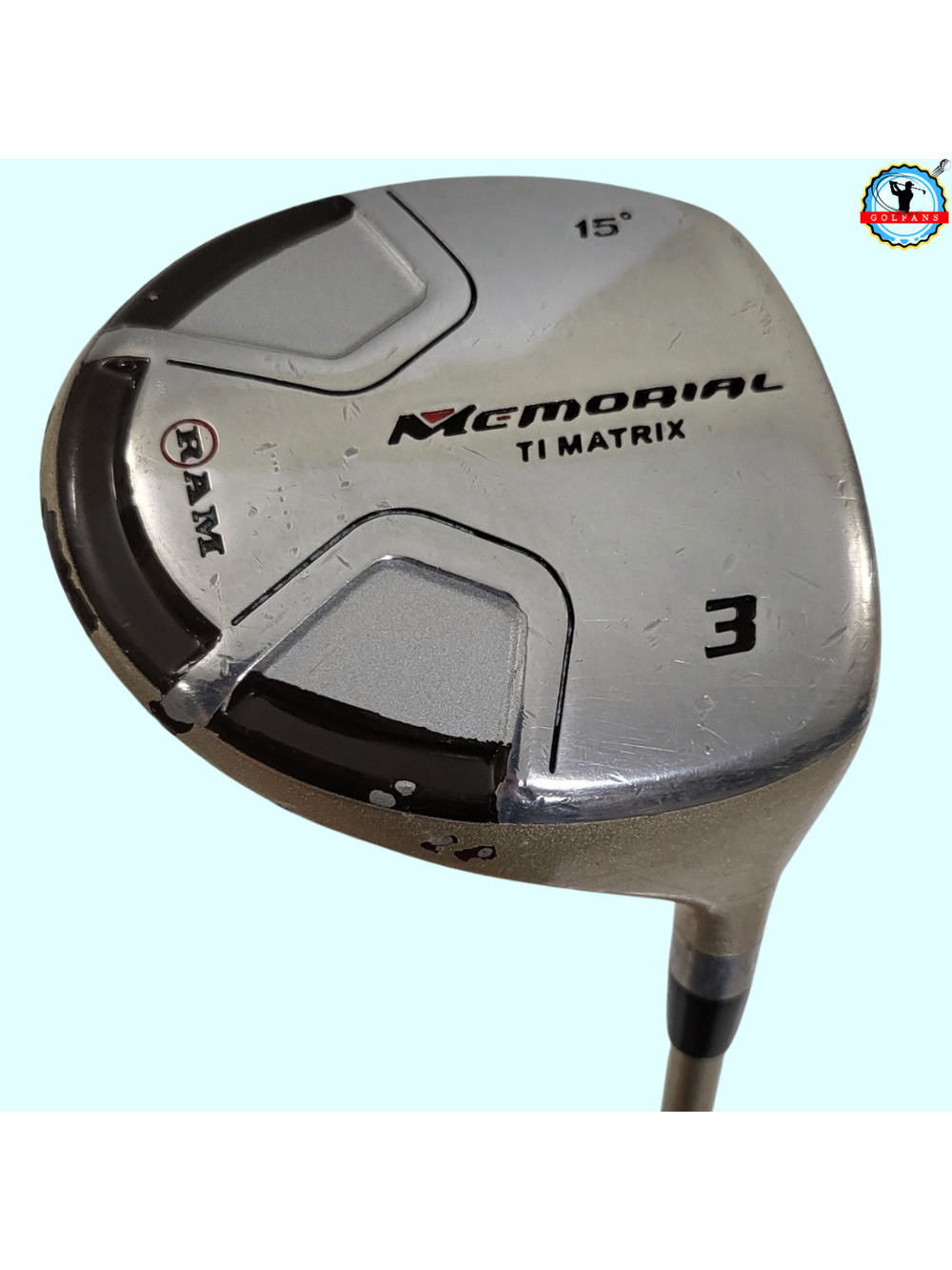 RAM Memorial Ti Matrix 3 Wood 15° Golf Club / RH / Ladies Graphite ~42"L